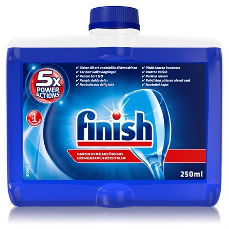 Diskmaskinrengöring Finish Clean & Care 250 ml