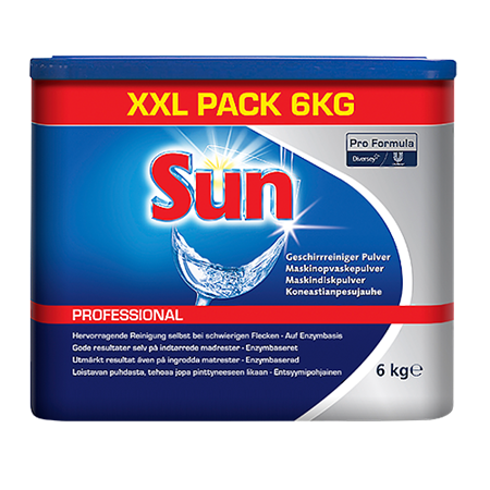 Maskindiskmedel Sun Professional pulver 6 kg