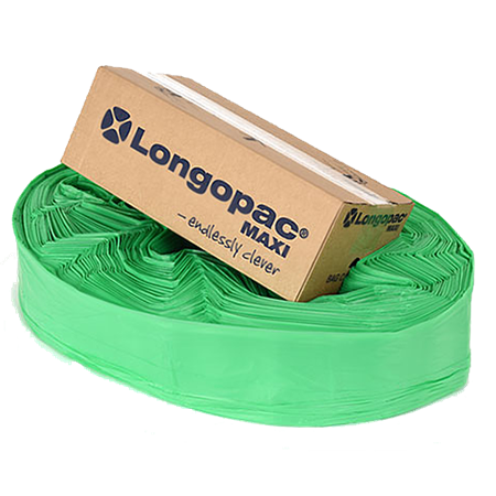 Sopsäcksslang Longopac Maxi grön