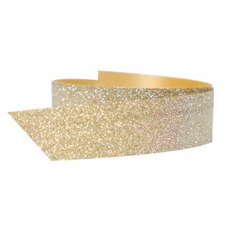 Presentband Guld Glitter 10mm x 100m