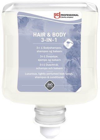 Duschtvål Deb Refresh Luxury Hair & Body 1 Liter