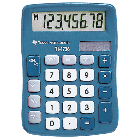 Räknare Texas TI-1726