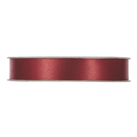 Presentband Satin Vinröd 25mm x 50m