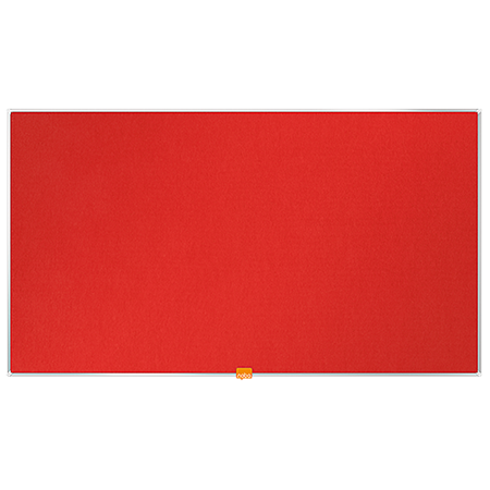 Filttavla Nobo Widescreen 89x50 cm 40 tum röd