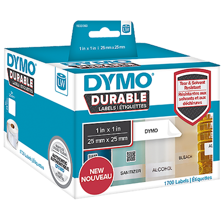 Universaletikett Dymo LabelWriter Durable 25x25 mm