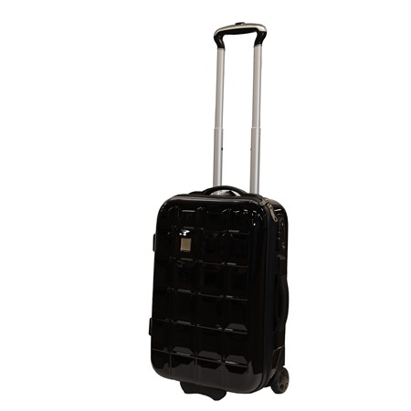Resväska "RyanAir" med inbyggd våg 20" Svart