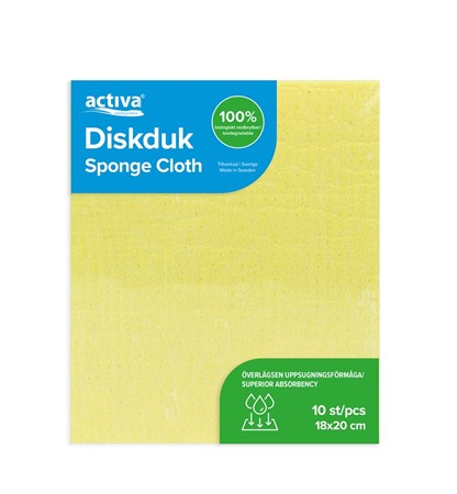 Diskduk 10-pack gul