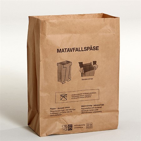 Matavfallspåse 22 Liter 100st