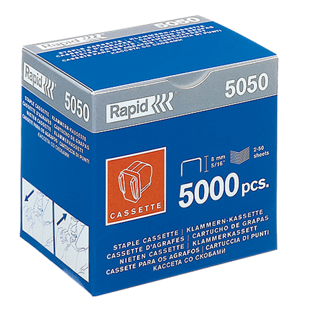 Klammerkassett Rapid Supreme 5050e 3-pack