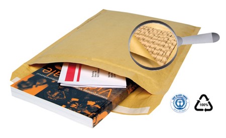 Vadderad kuvertpåse med remsa 145x215mm SU1513