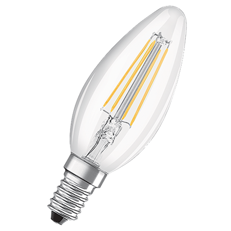 LED-lampa Dimbar 5W (40W) Kron Klar E14