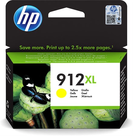 Bläckpatron HP Nr 912XL gul