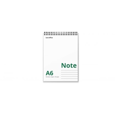 Spiralblock b.n.t/office A6 Linjerat