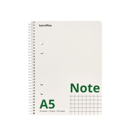 Kollegieblock b.n.t/office A5 rutat