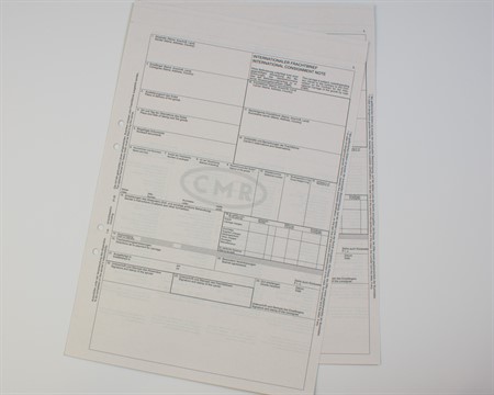 Fraktsedel CMR Stamsats 500st