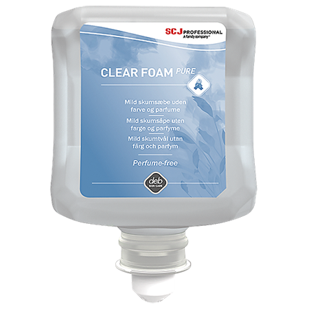 Skumtvål Deb Clear Foam Pure 1 liter