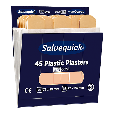 Plastplåster Salvequick 6 st refiller/fp