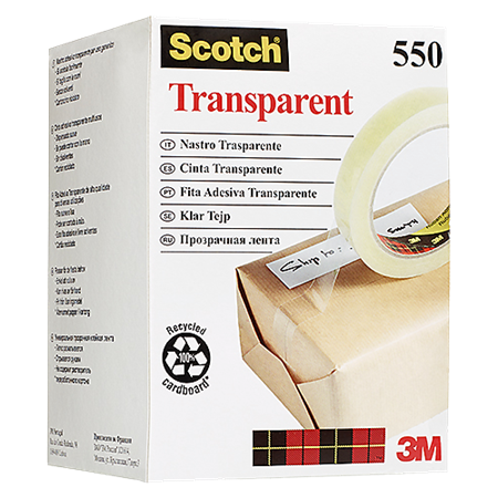 Tejp Scotch Transparent 550 33mx19mm