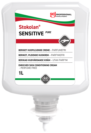 Hudskyddskräm Deb Stokolan Sensitive Pure 1 Liter