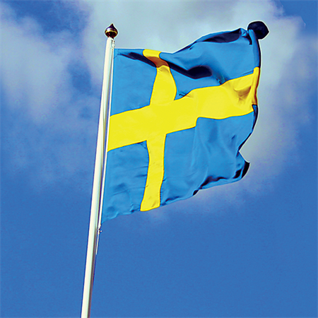 Svensk flagga 300 cm