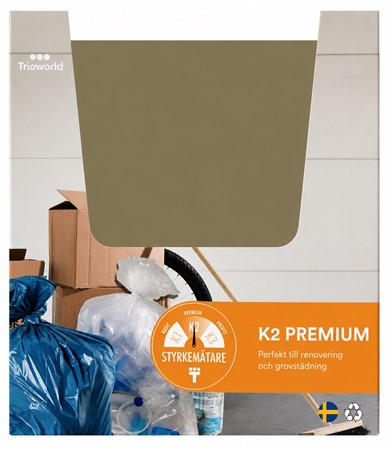 Plastsäck Displaypall 200 rullar K2 Premium 125 Liter