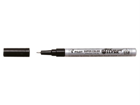 Textpenna Pilot Super Color Extra fine Silver