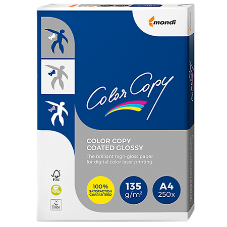 Kopieringspapper Color Copy Coated Glossy 135g 250/fp