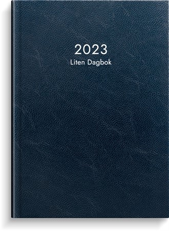 Alm. Liten Dagbok blå