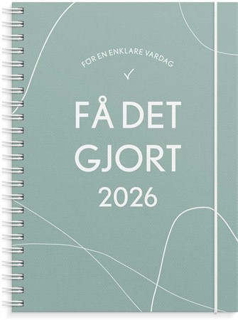 Kalender 2026 Få det gjort grön