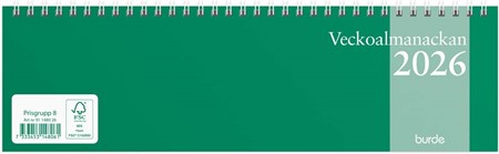 Kalender 2026 Veckoalmanackan