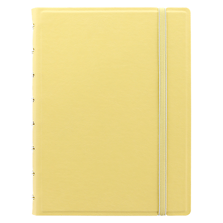 Skrivbok Filofax Notebook A5 gul pastell