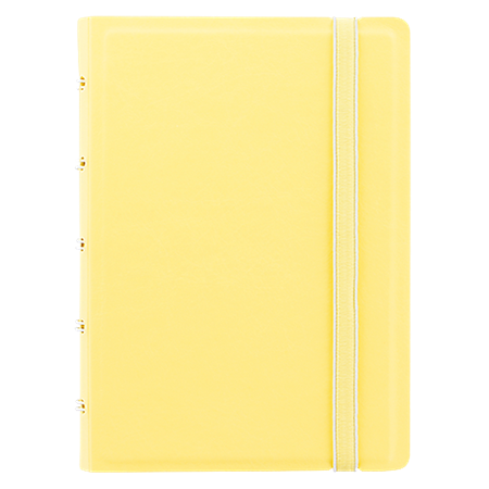 Skrivbok Filofax Notebook Pocket gul pastell