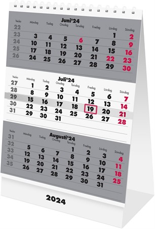 Kalender 2024 Bordskalender Triplaner