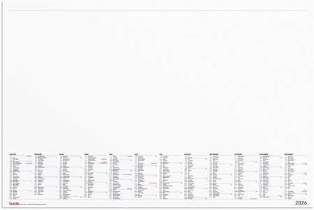 Kalender 2026 Skrivunderlägg Elegant