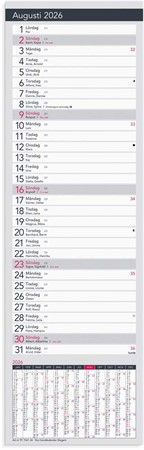 Kalender 2026 Stor Bordskalender Elegant