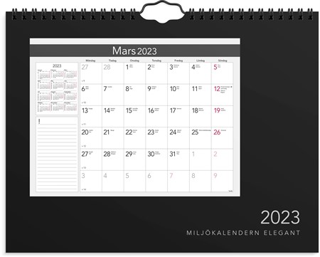 Väggkalender Miljökalender Elegant