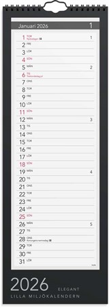 Väggkalender 2026 Lilla Miljökalendern Elegant