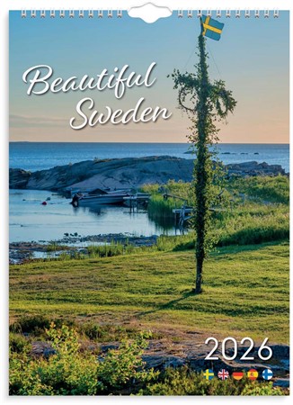 Väggkalender Beautiful Sweden 2026