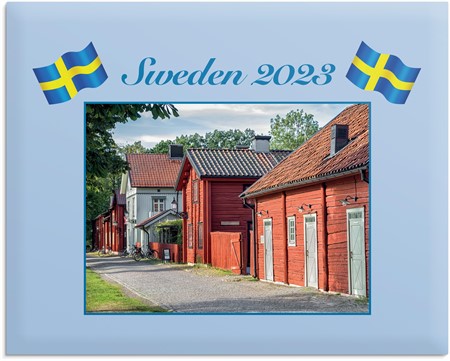 Väggkalender Sweden med kuvert
