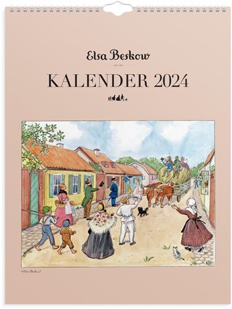 Väggkalender 2024 Elsa Beskow