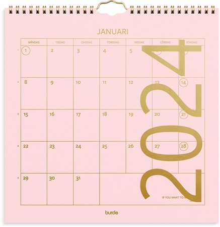 Väggkalender 2024 Color