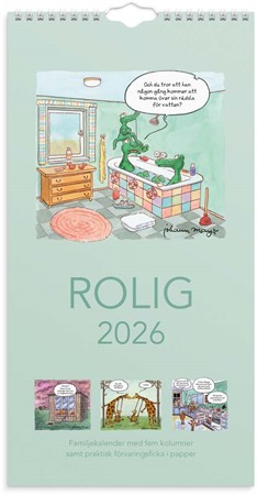Familjekalender 2026 Rolig