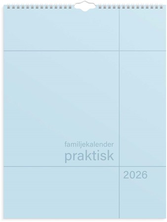 Familjekalender 2026 Praktisk