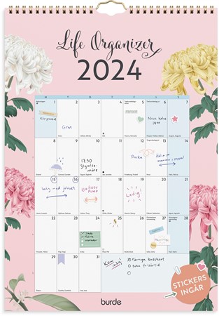 Väggkalender 2024 Life Organizer