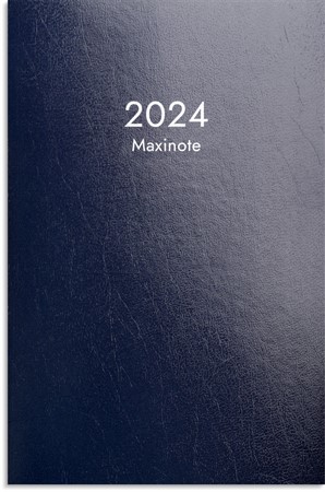 Kalender 2024 Maxinote blå kartong