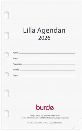 Kalender 2026 Compact kalendersats Lilla Agendan