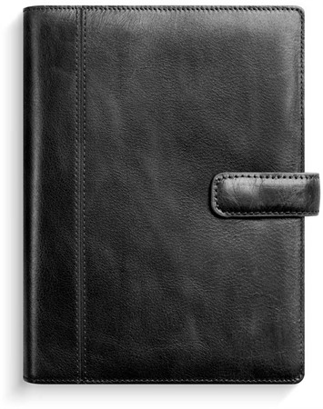 Kalender 2026 Regent Systemkalender svart skinn