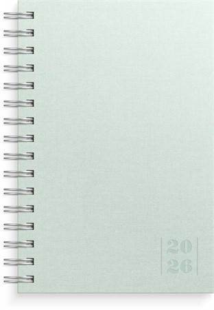 Kalender 2026 Dagbok Textile grön
