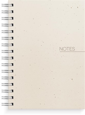 Anteckningsbok Notebook A5 beige