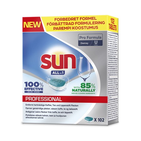 Maskindisktabletter Sun All in 1 102st/fp